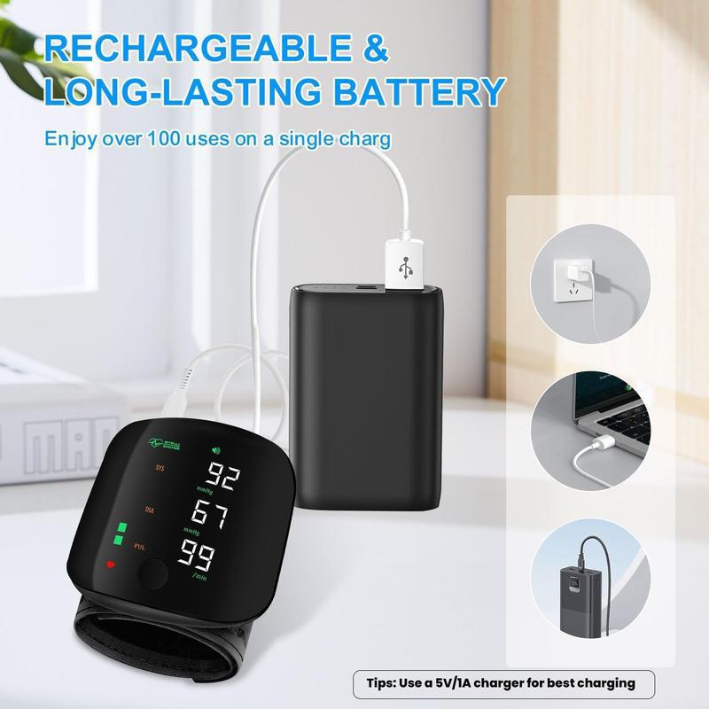 Wrist blood pressure monitor